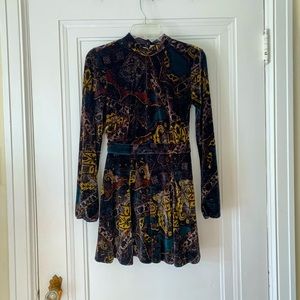 Free People Velvet Romper